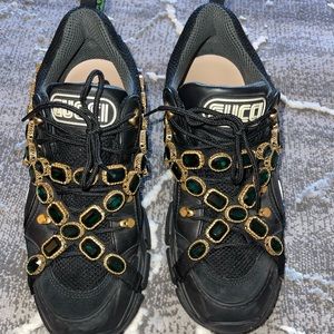 Gucci X SEGA with Removable Crystals Flashtrek Sneakers